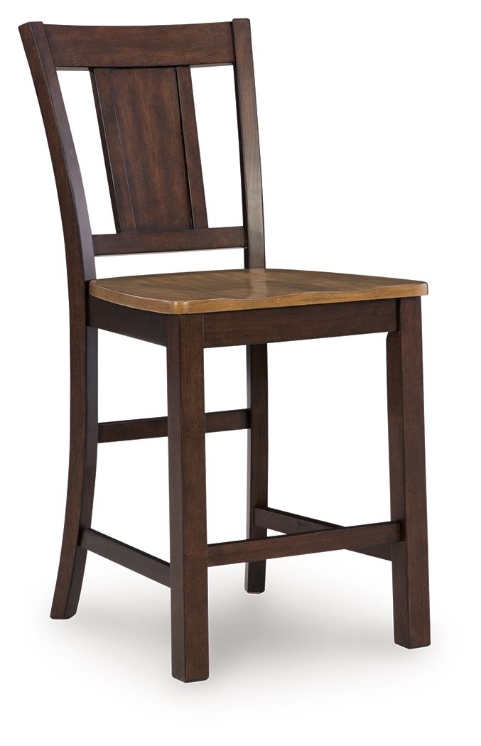 Rylandeen - Barstool (Set of 2) - Light Brown / Dark Brown - Stylish Home Furniture
