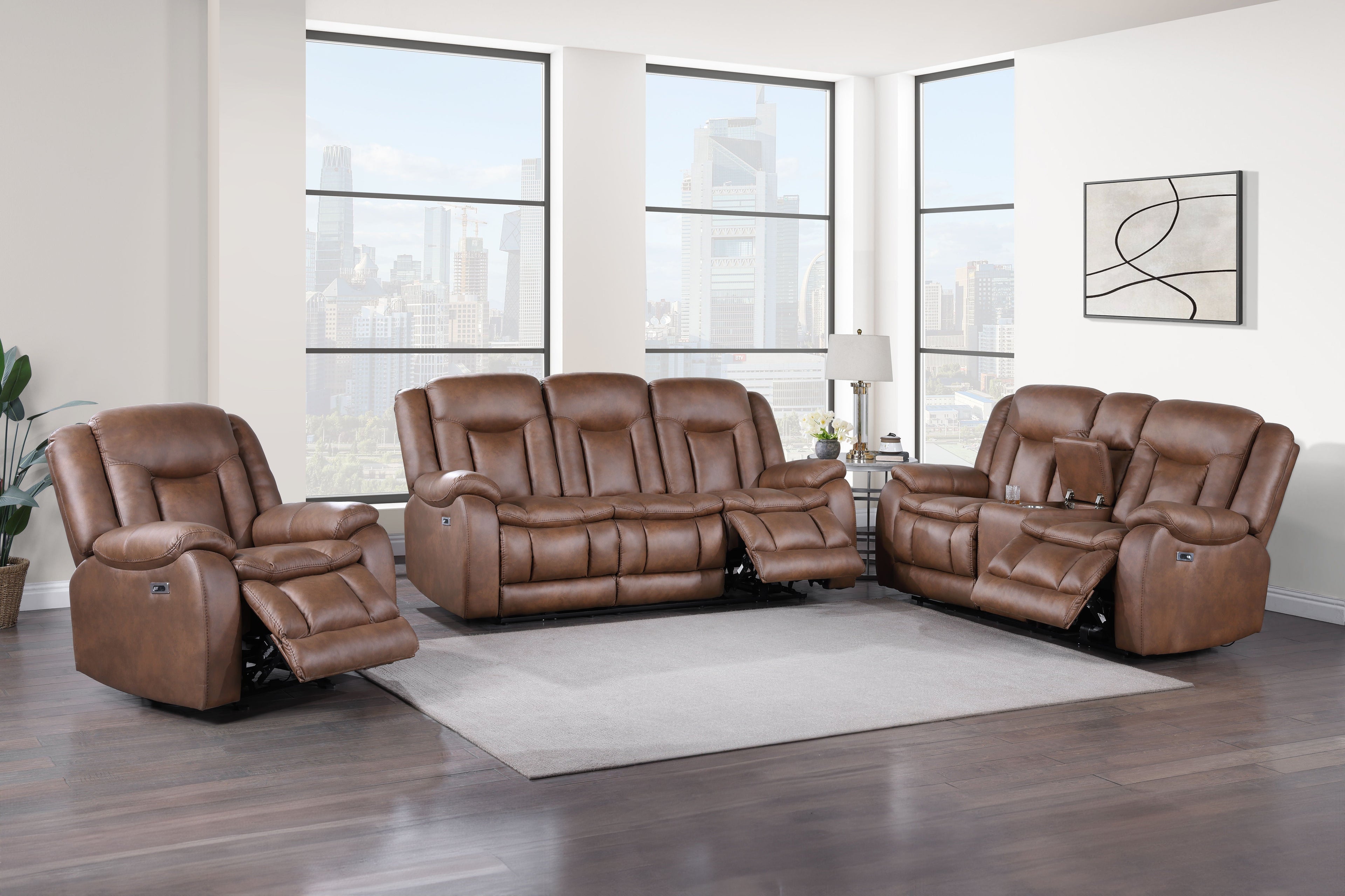 Morello - Reclining Living Room Set - Stylish Home Furniture