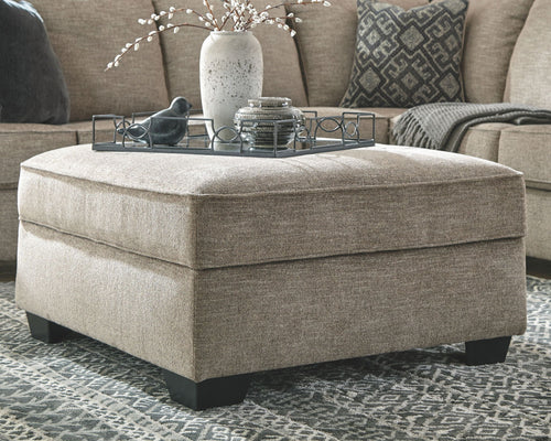 Bovarian - Ottoman With Storage - Stone - Stylish Home Furniture