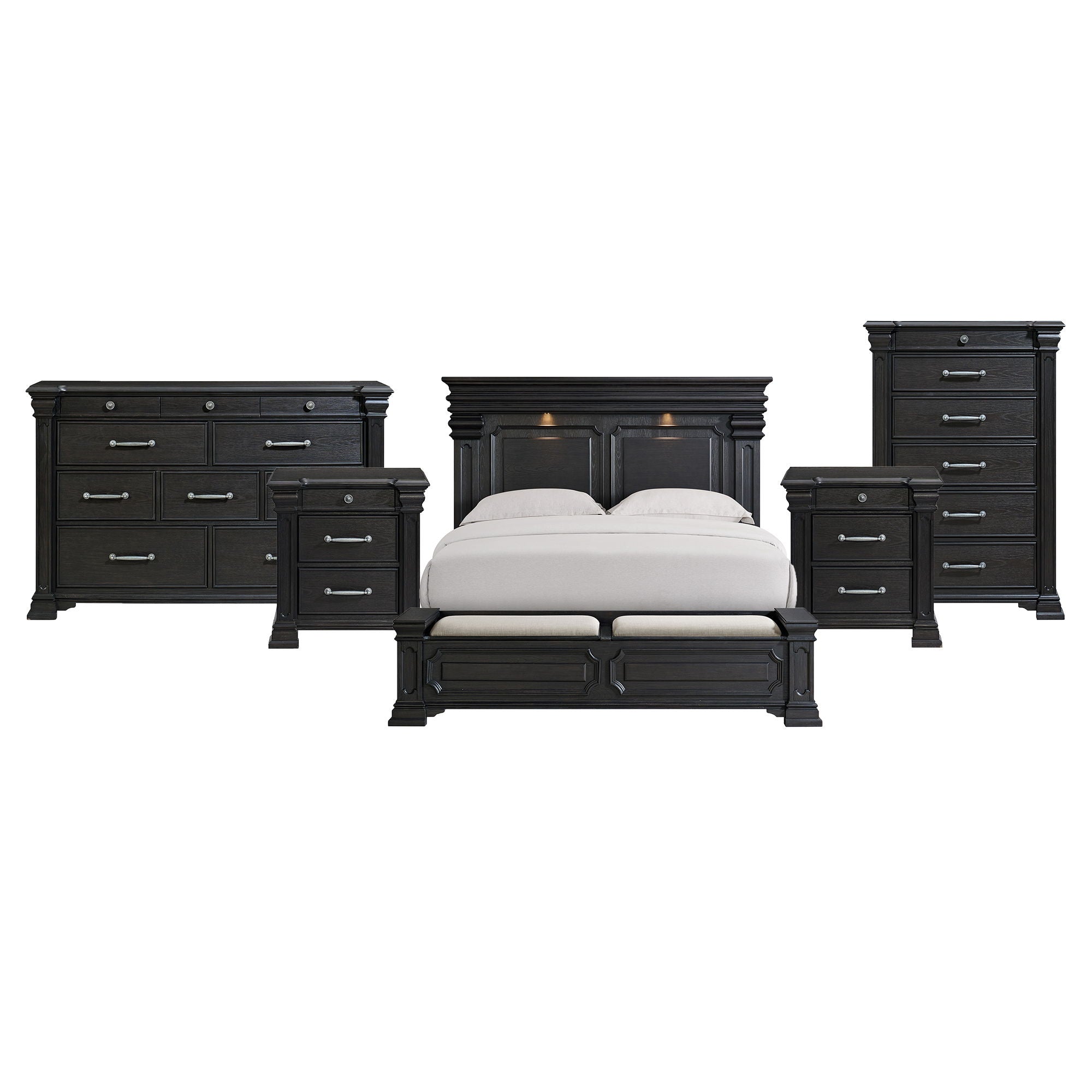Kings Court - Storage Bedroom Set - Stylish Home Furniture