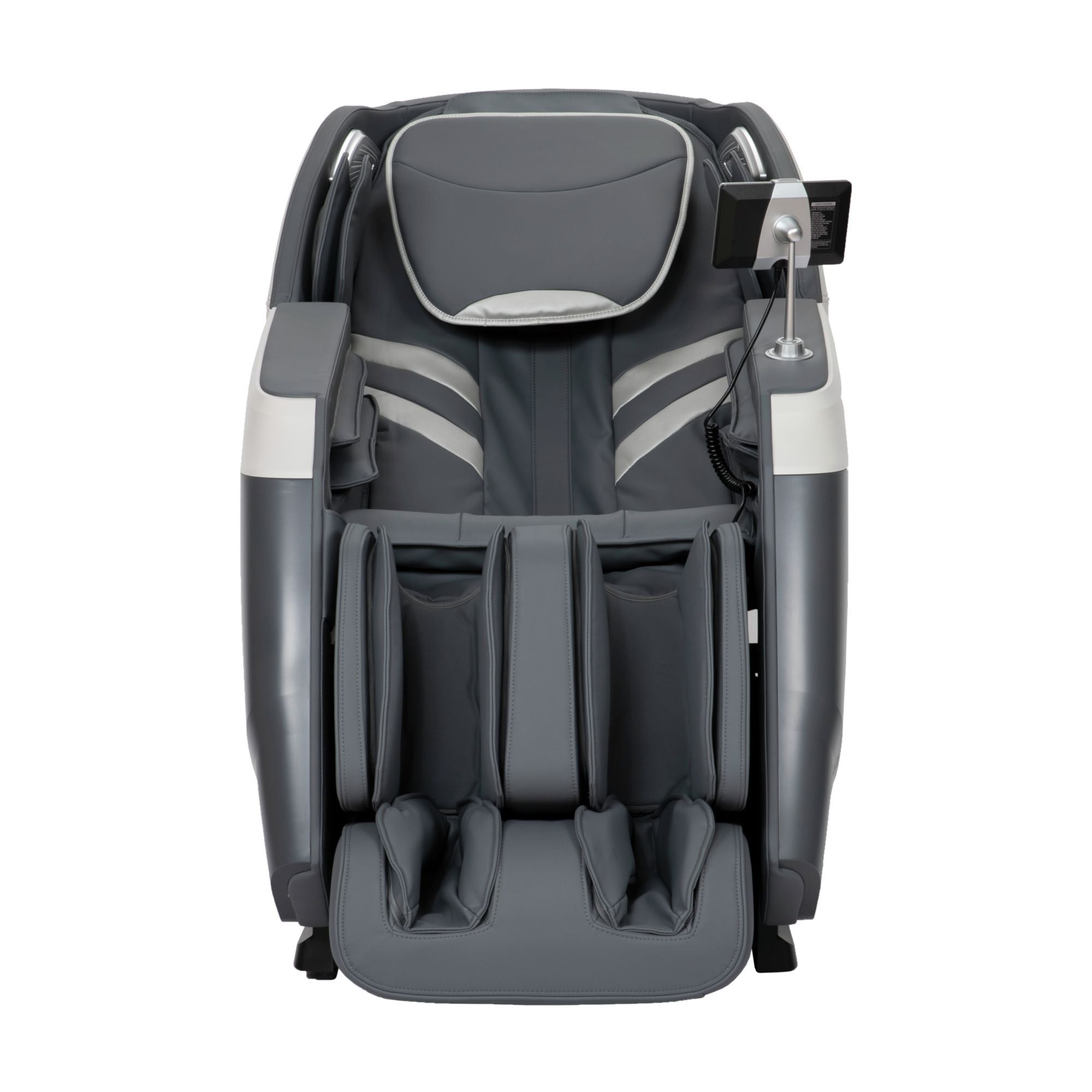 Embrace - PU Massage Chair - Charcoal - Stylish Home Furniture