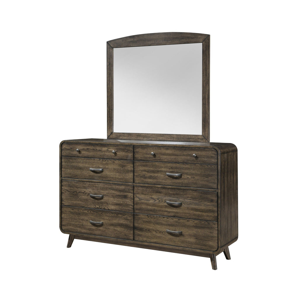 Rex - Mirror - Walnut - Stylish Home Furniture