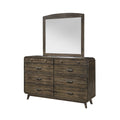 Rex - Mirror - Walnut - Stylish Home Furniture
