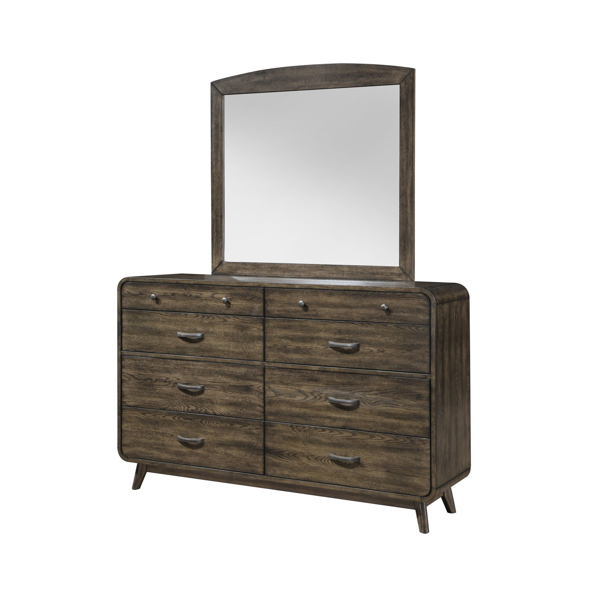 Rex - Mirror - Walnut - Stylish Home Furniture