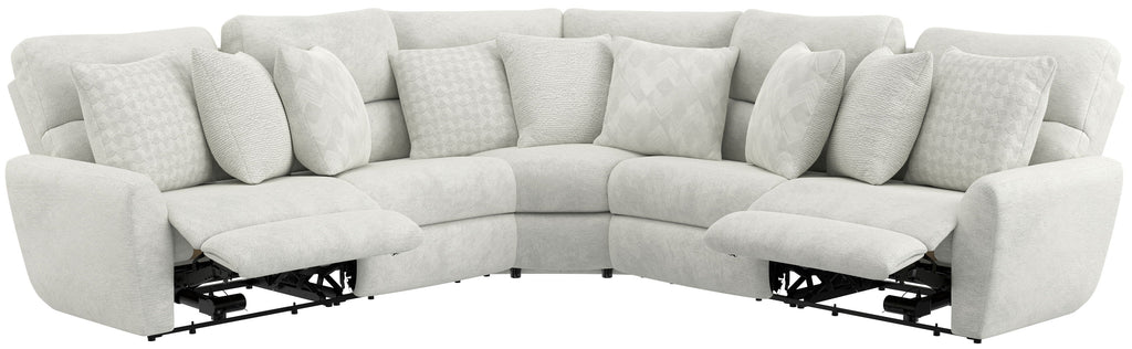 Majesty - Deep Seating Power Reclining Sectional - Stylish Home Furniture