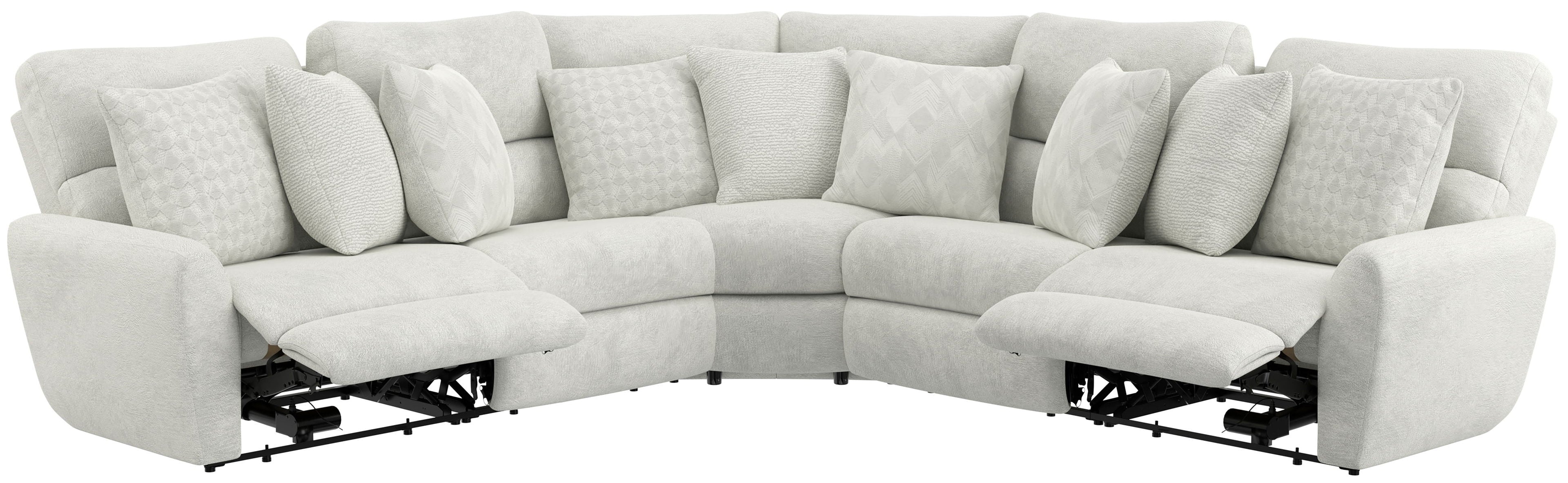 Majesty - Deep Seating Power Reclining Sectional - Stylish Home Furniture