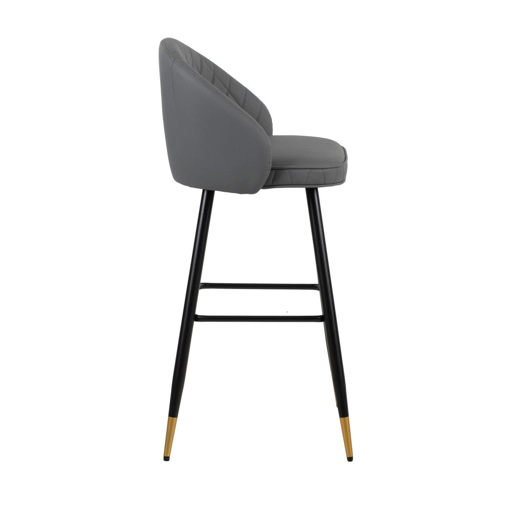 Oliver - Vegan Leather Bar Chair (Set of 2) - Stylish Home Furniture