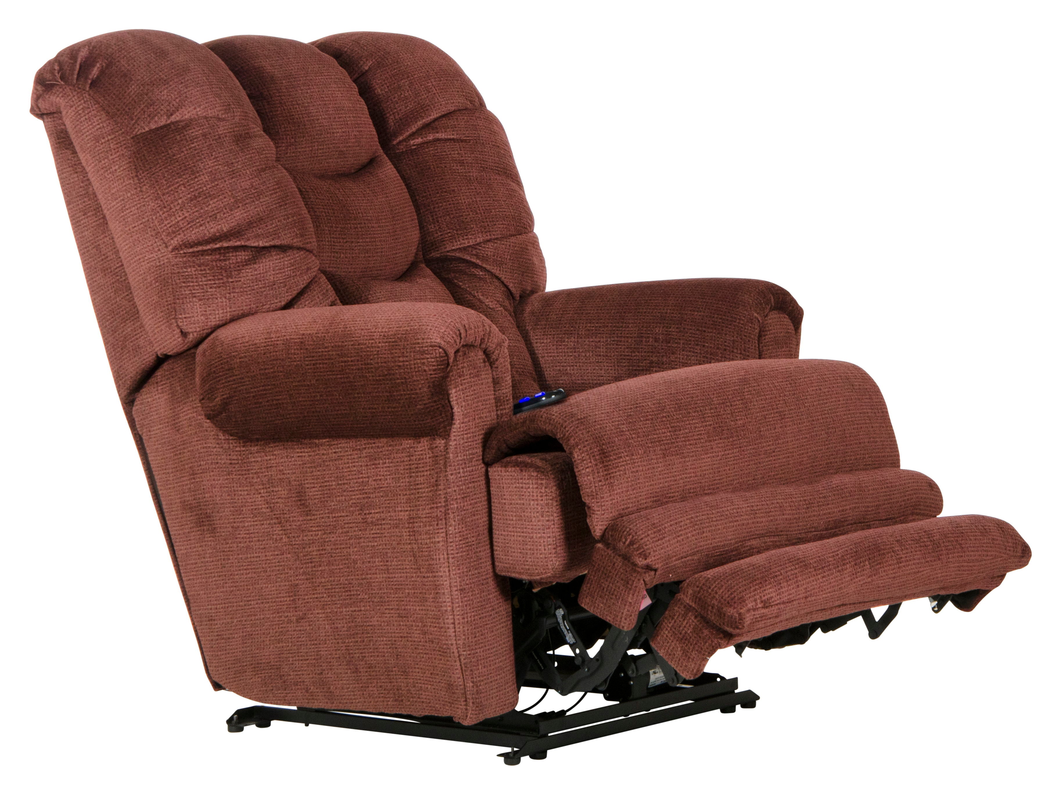 Malone - Power Lay Flat Recliner With Extended Ottoman - Stylish Home Furniture