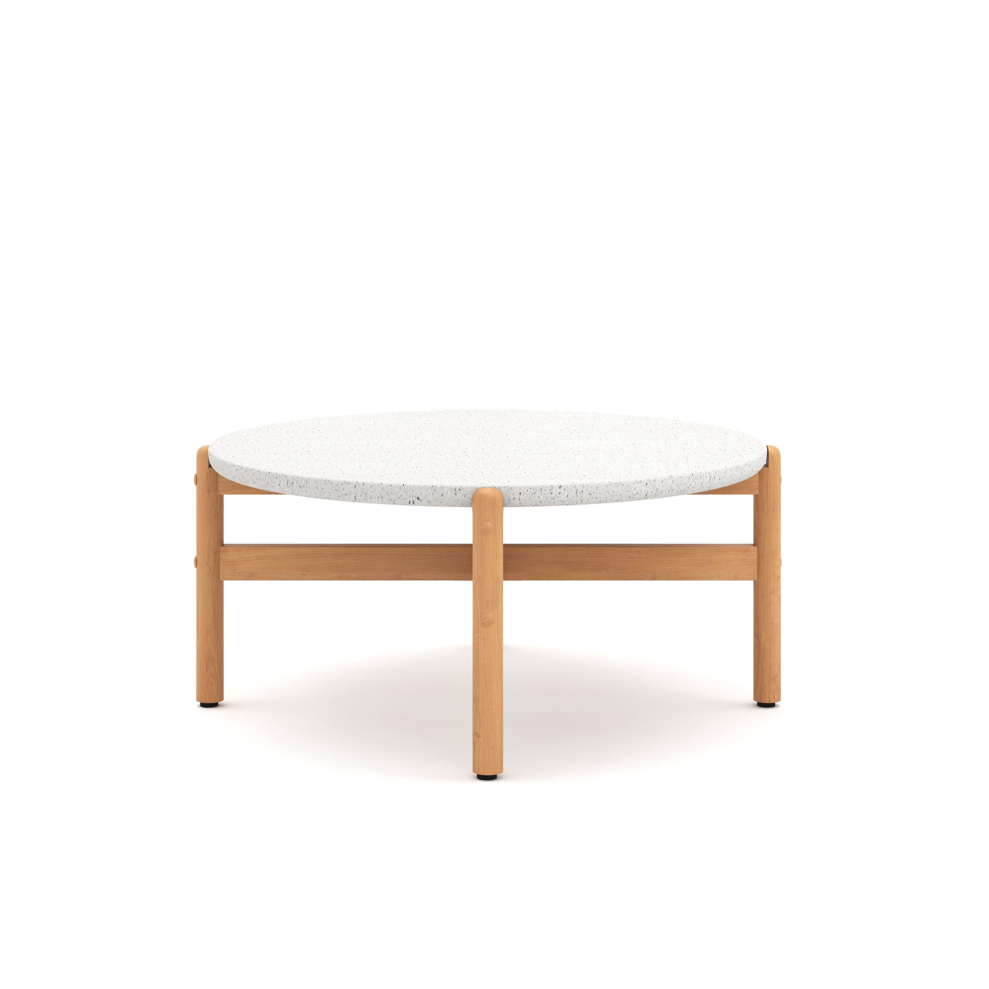Solstice - Coffee Table With Terrazo Top - White - Stylish Home Furniture