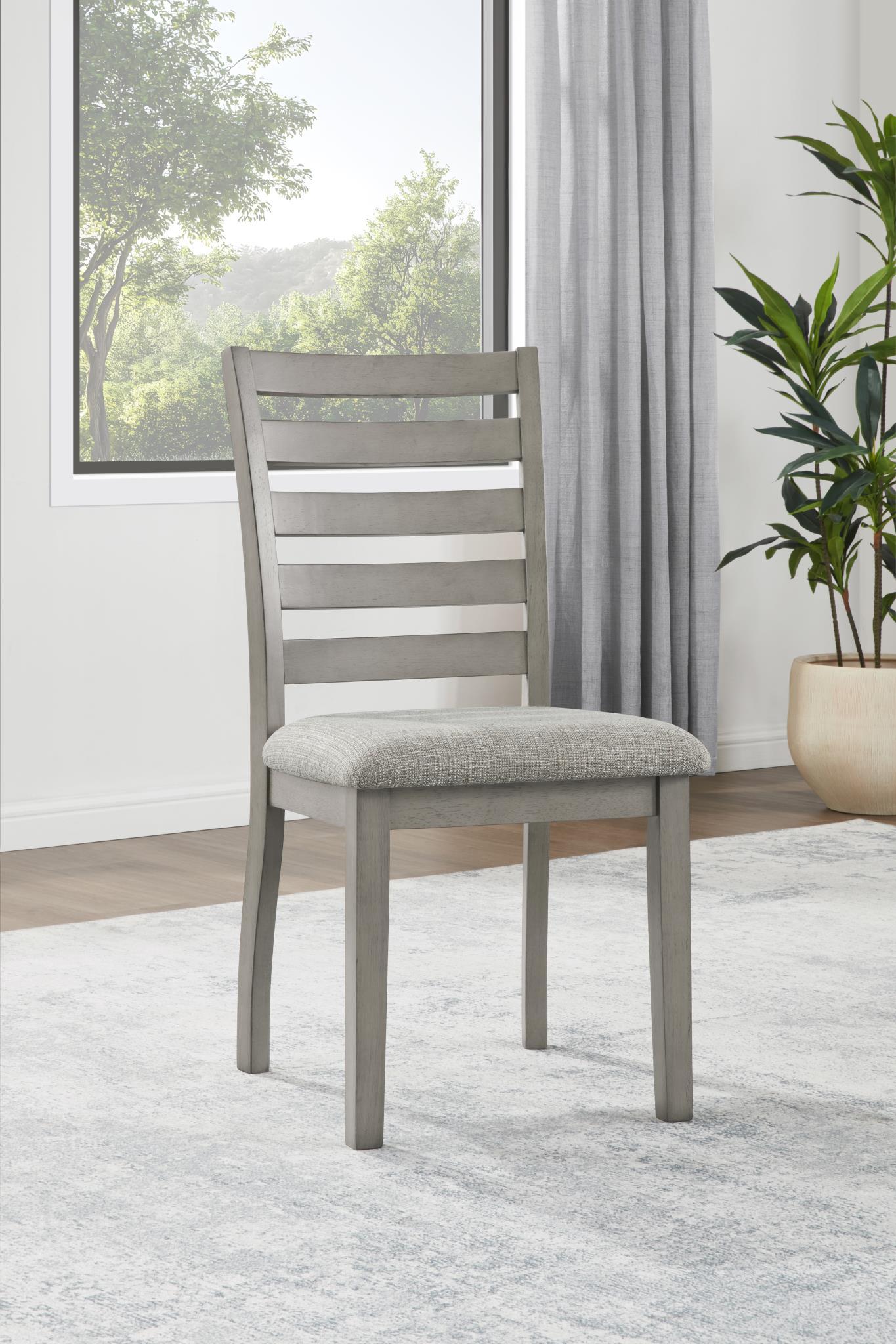 D146 - Dining Chair (Set of 2) - Gray - Stylish Home Furniture