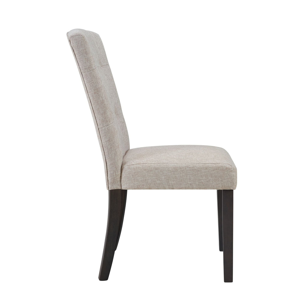 Lexi - Tufted Upholstered Chair (Set of 2) - Espresso - Stylish Home Furniture