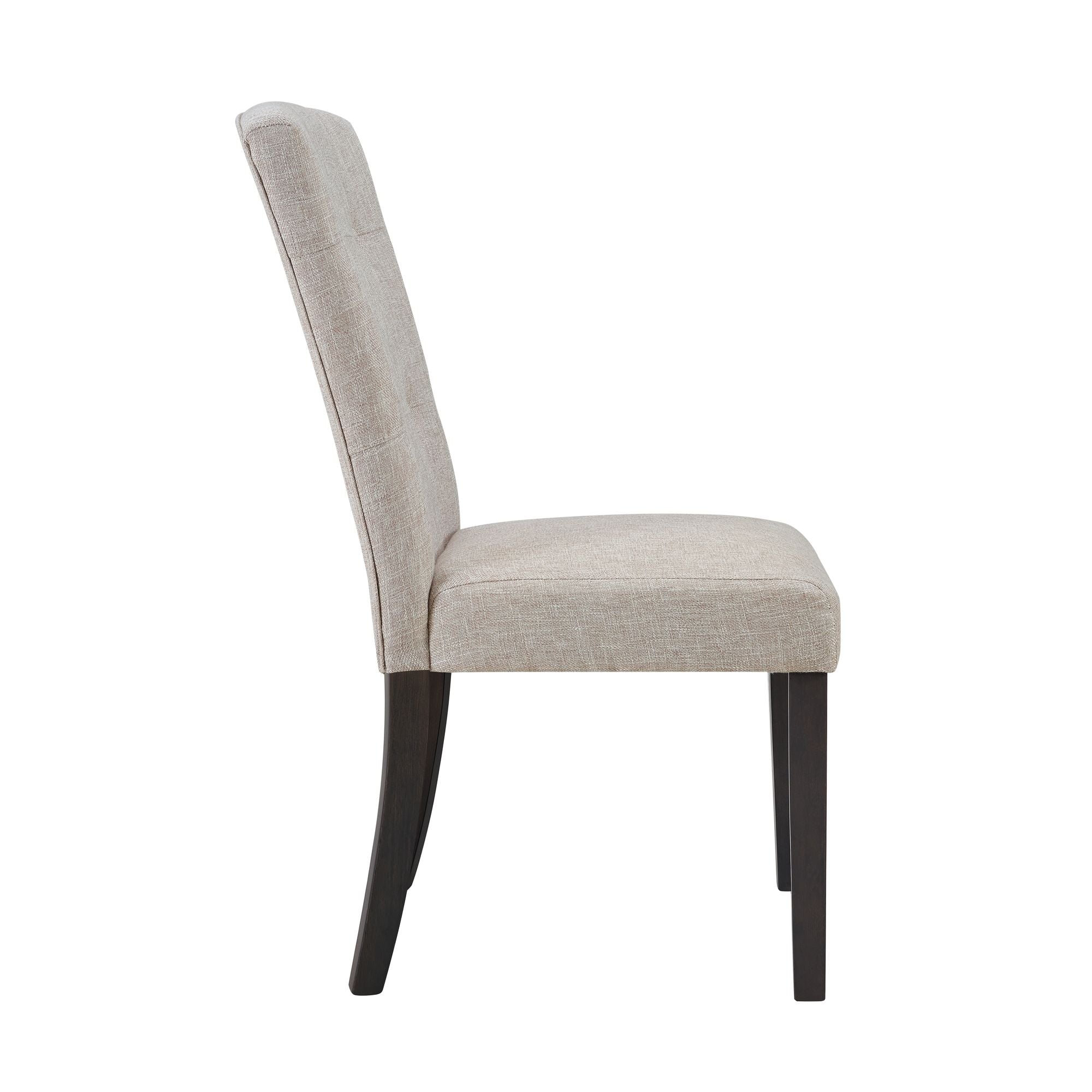 Lexi - Tufted Upholstered Chair (Set of 2) - Espresso - Stylish Home Furniture