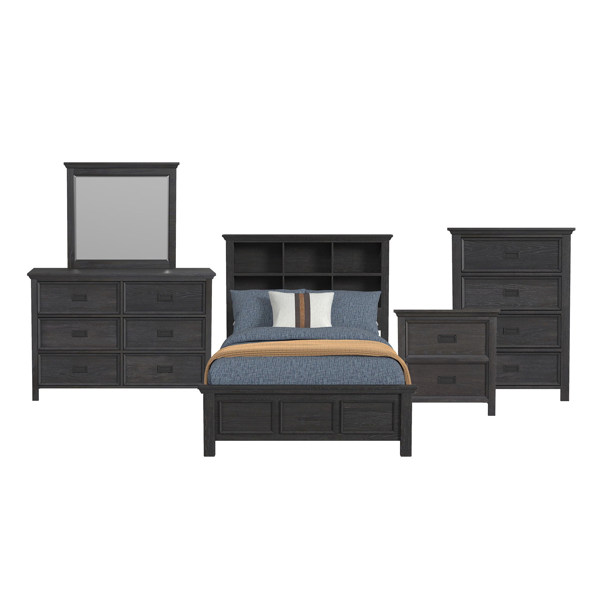 Hampton Kids - Bookcase Bedroom Set - Stylish Home Furniture