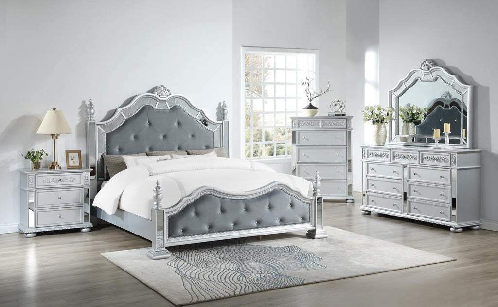 B092 - Mirror - Gray - Stylish Home Furniture