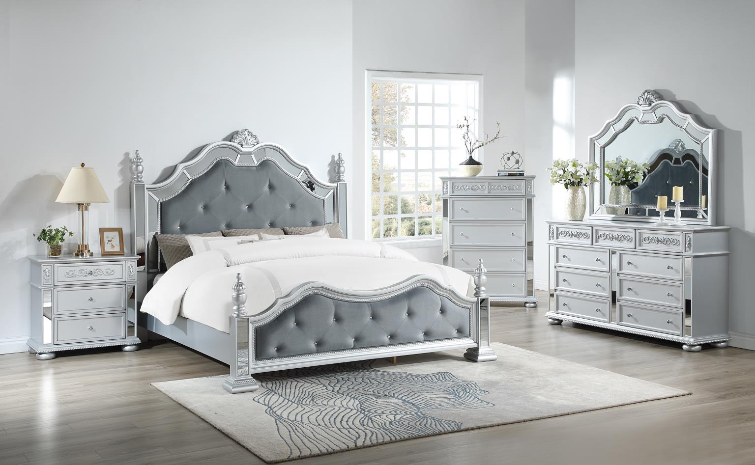 B092 - Mirror - Gray - Stylish Home Furniture