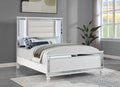 B224 - Upholstered Bed With LED Light - Stylish Home Furniture