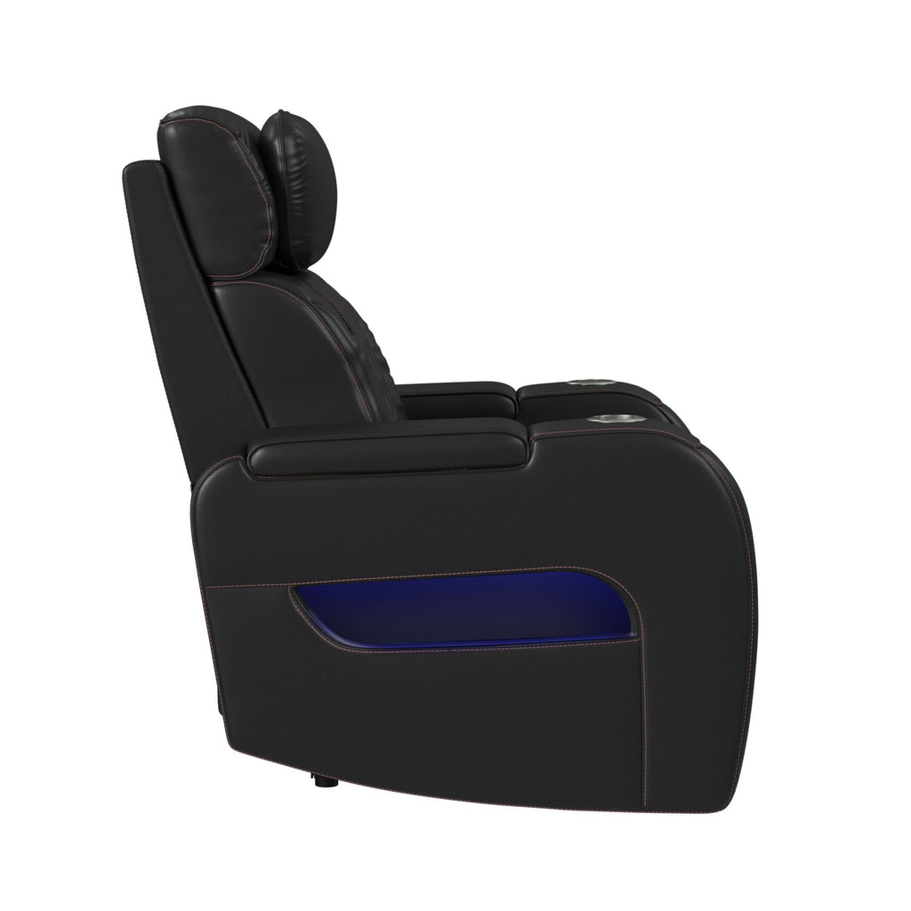 Prime Time - P3 Recliner With LED And Wireless Charger Pocket - Stylish Home Furniture