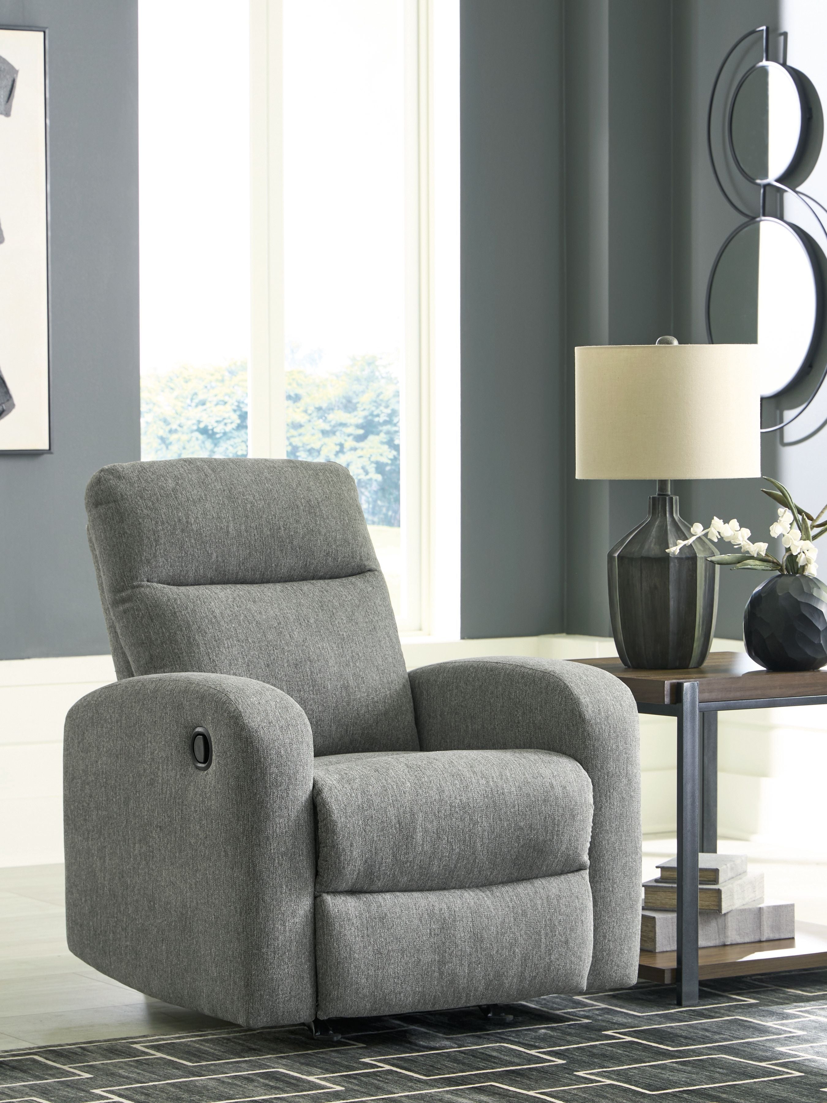 Gauntlet - Rocker Recliner - Sterling - Stylish Home Furniture