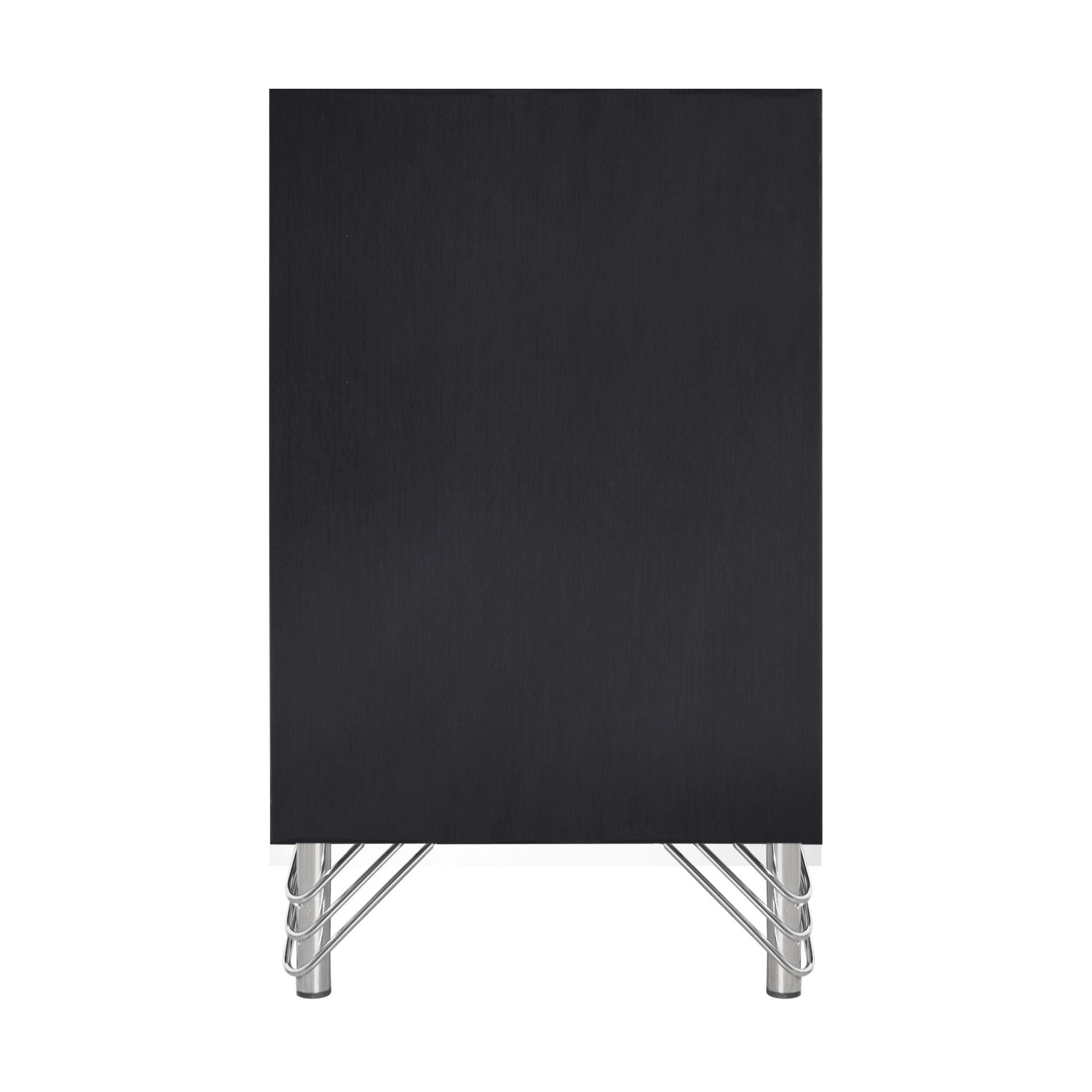 Ava - 2 Drawer Nightstand - Ebony - Stylish Home Furniture