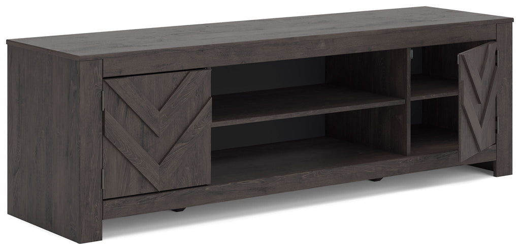 Cayboni - LG TV Stand With Fireplace Option - Stylish Home Furniture