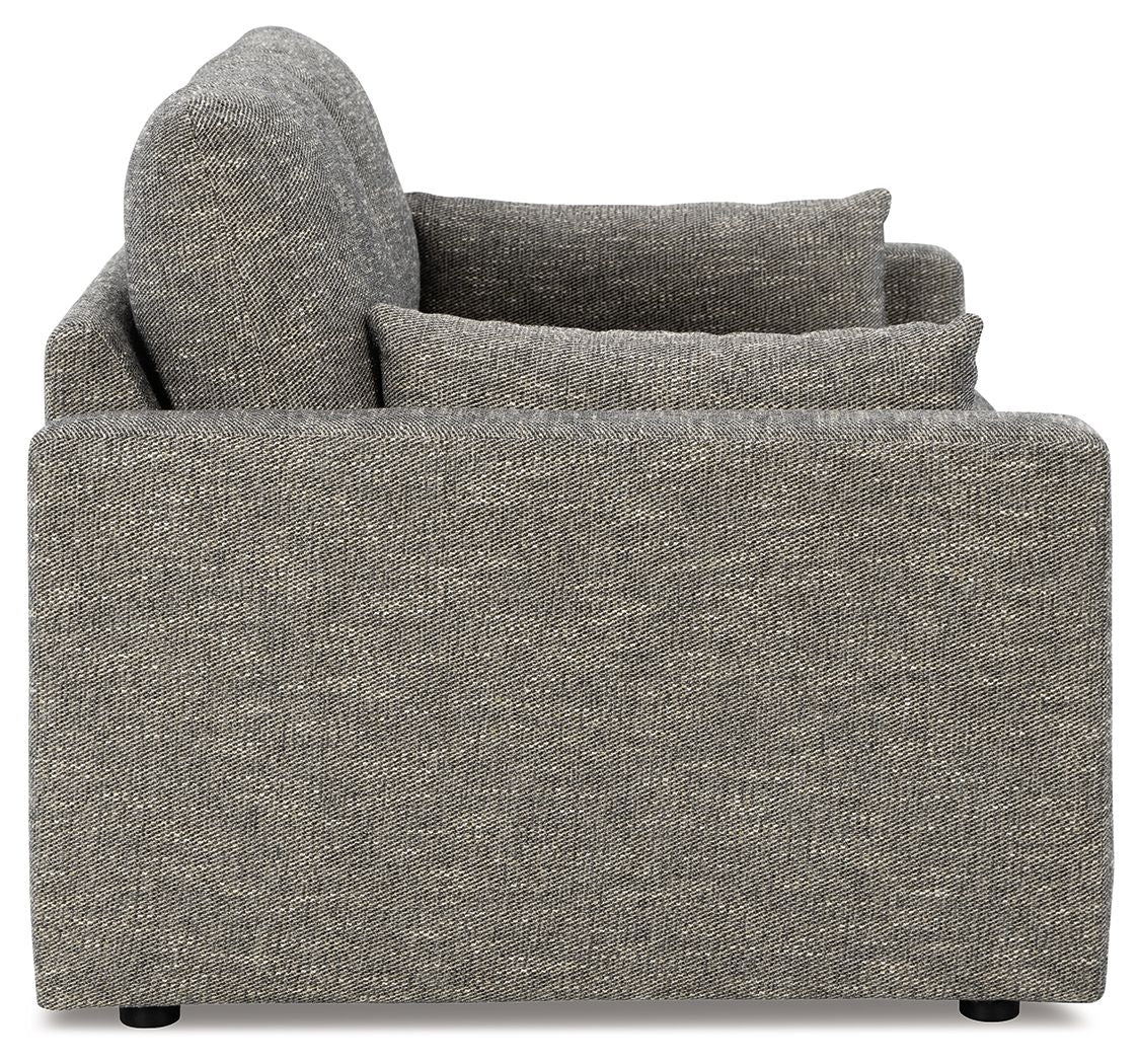 Dramatic - Loveseat - Granite - Stylish Home Furniture