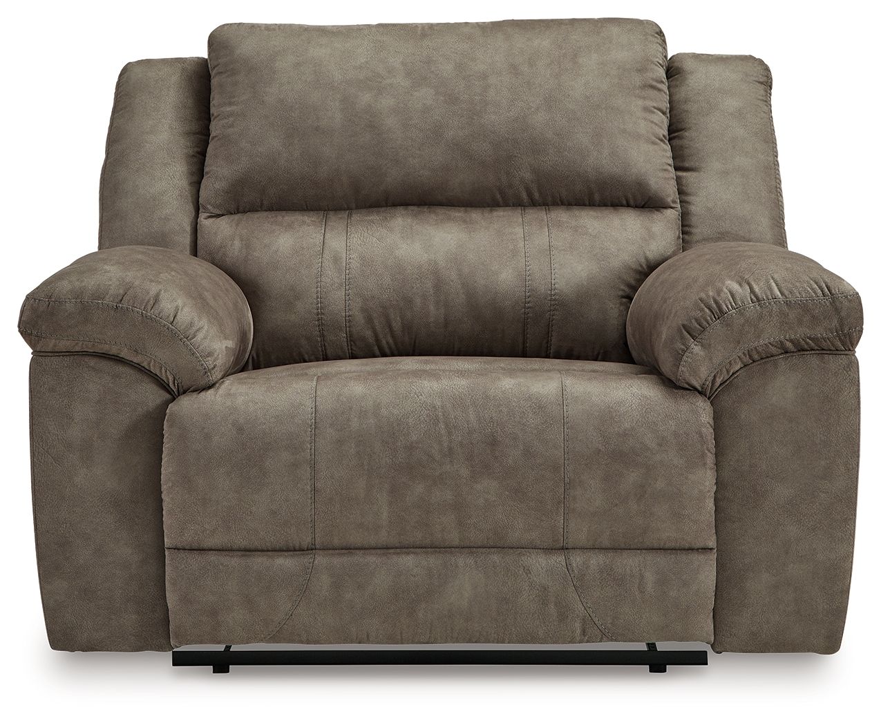 Laresview - Zero Wall Wide Seat Recliner - Fossil - Stylish Home Furniture