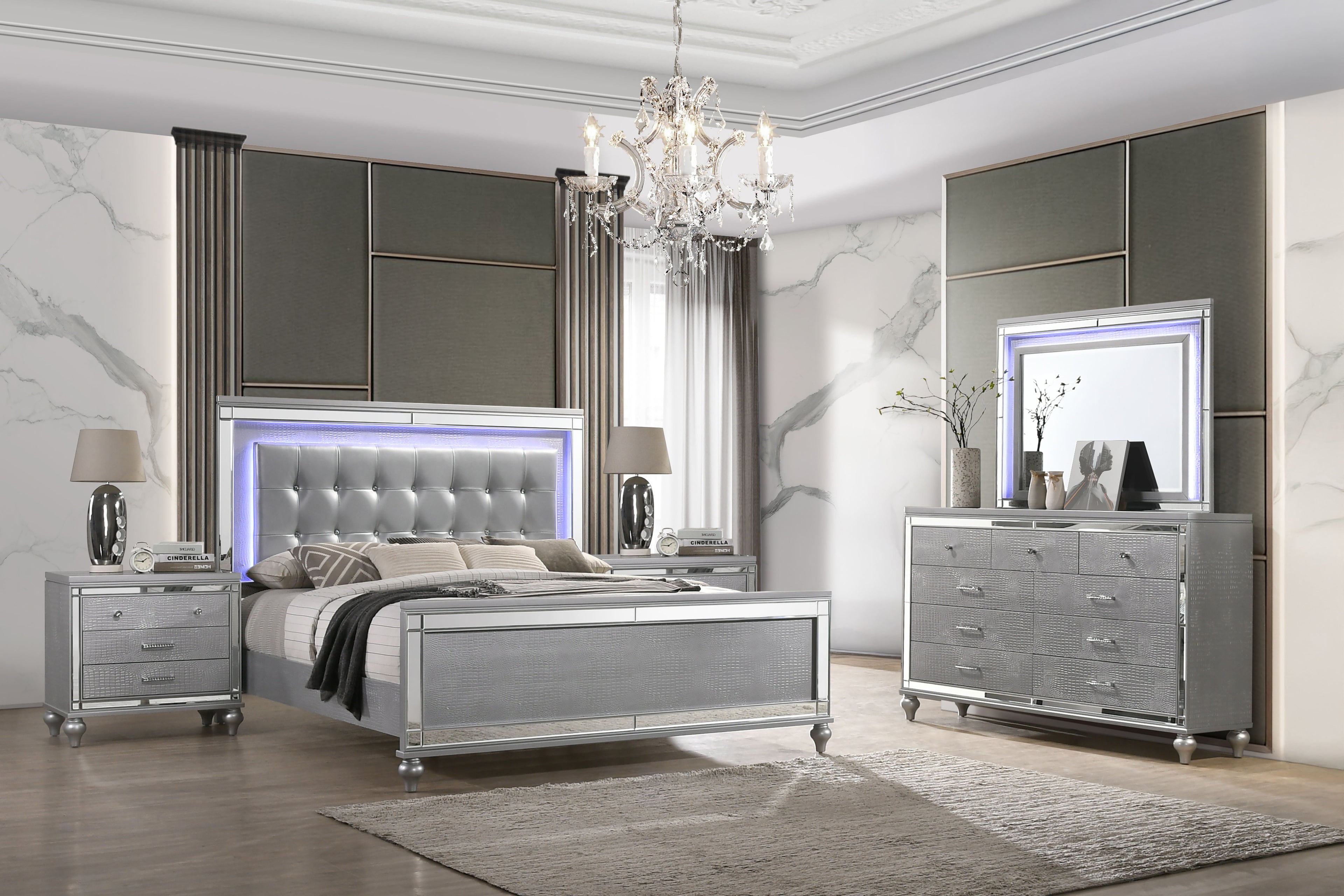 Valentino - Bedroom Set - Stylish Home Furniture