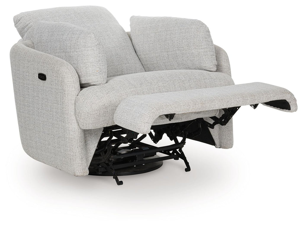 Alainmont Next-Gen Nuvella - Swivel Power Recliner - Stylish Home Furniture