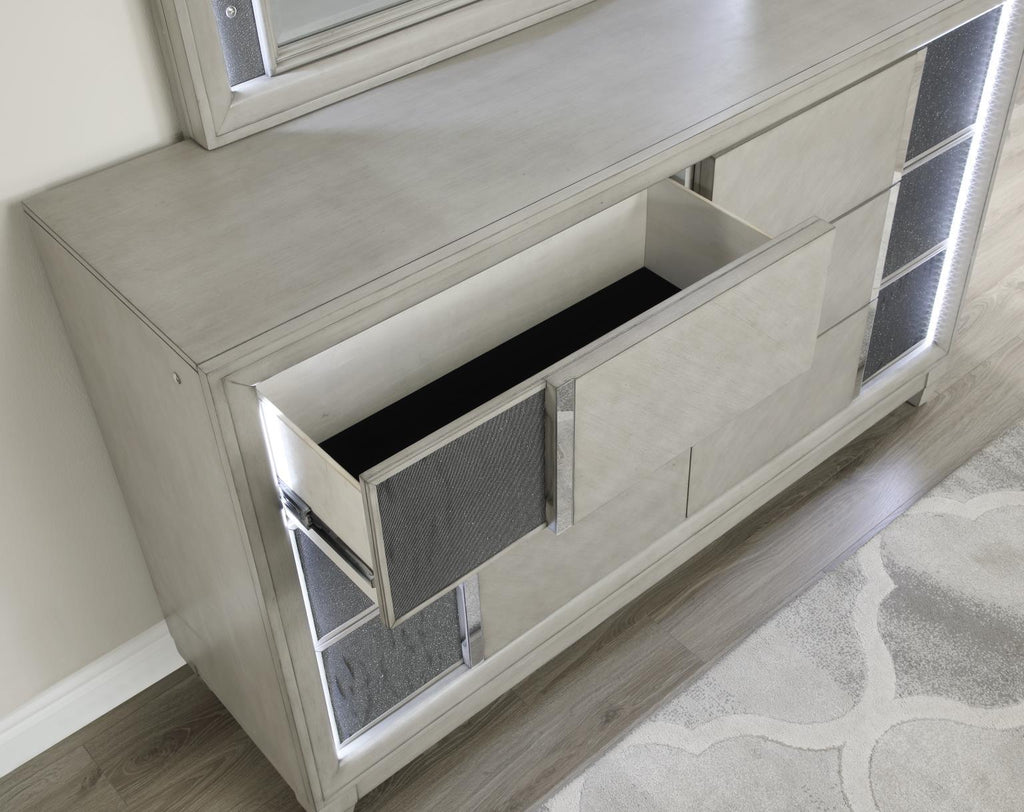 B090 - Dresser - Gray - Stylish Home Furniture