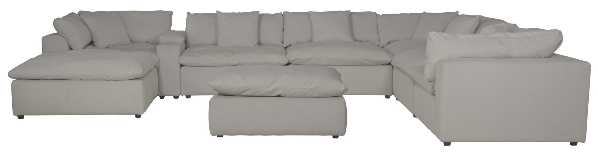 Posh - Modular Sectional And Ottoman - Stylish Home Furniture