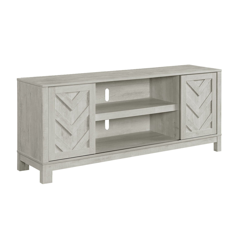 Eleanor - 70" TV Stand With Sliding Door - White - Stylish Home Furniture