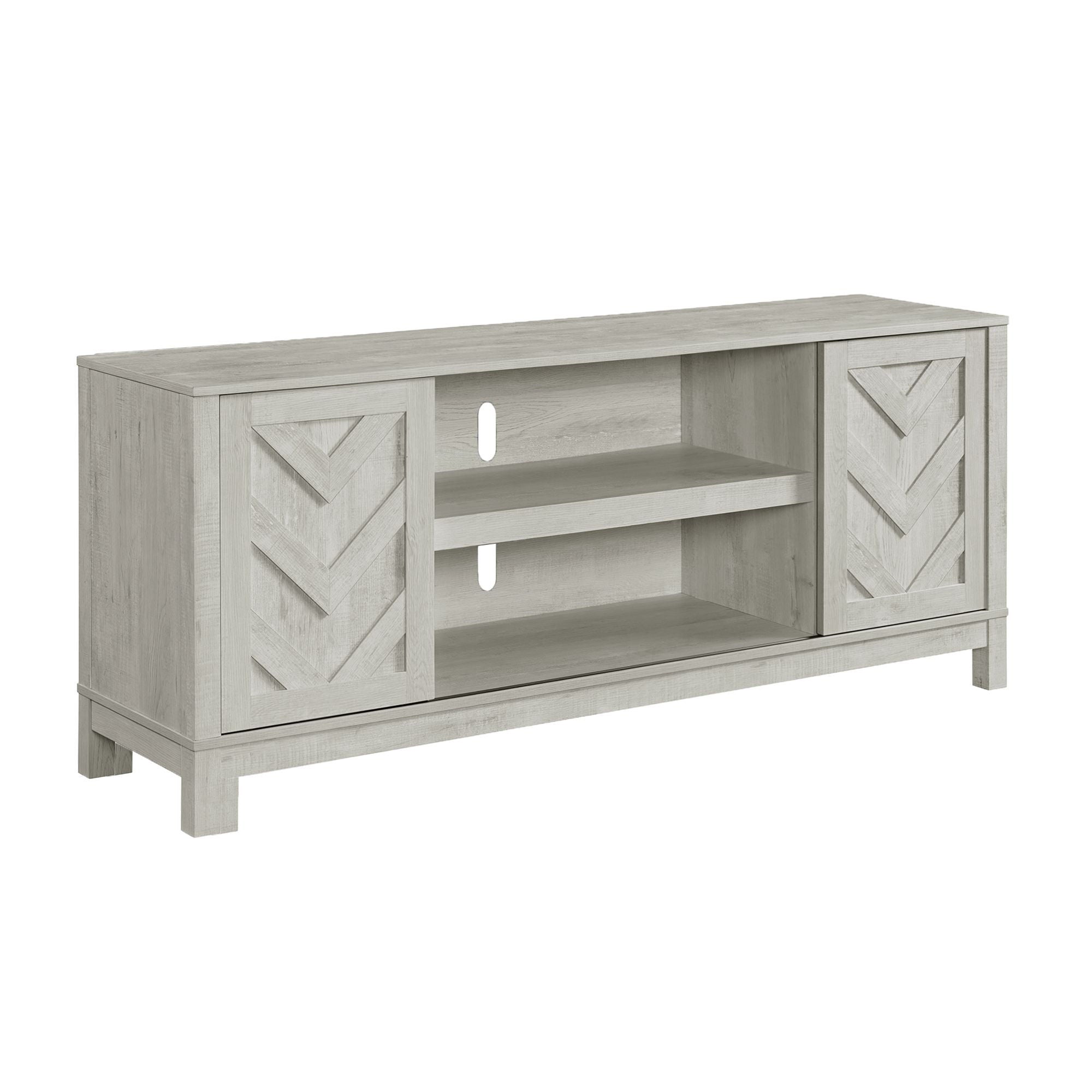 Eleanor - 70" TV Stand With Sliding Door - White - Stylish Home Furniture