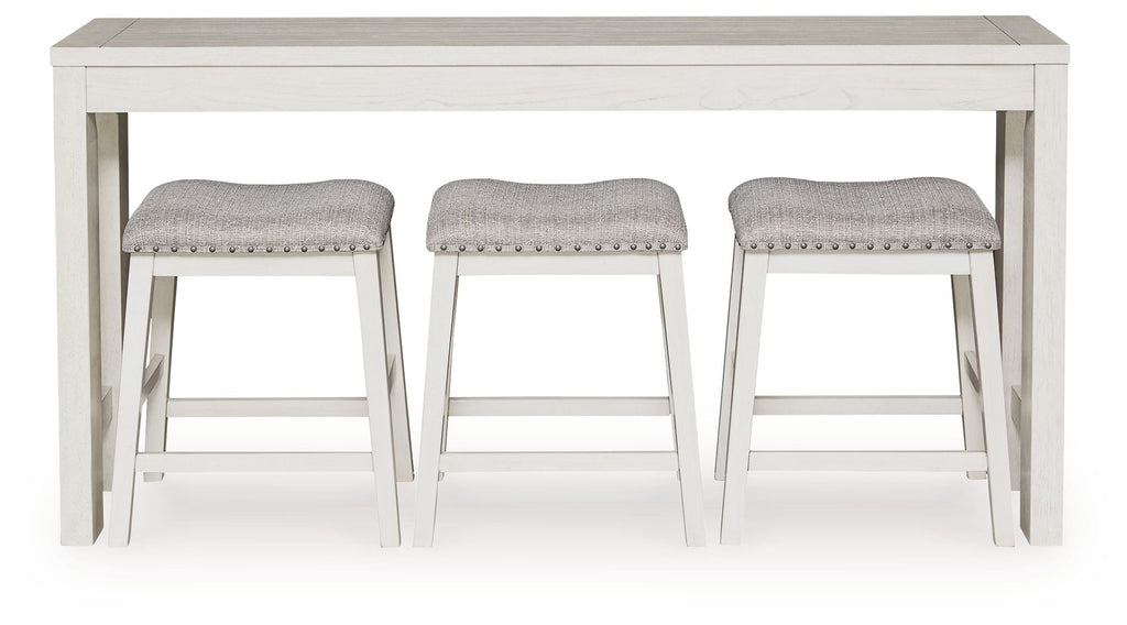 Robbinsdale - Rectangular Dining Room Counter Table Set (Set of 4) - Antique White - Stylish Home Furniture