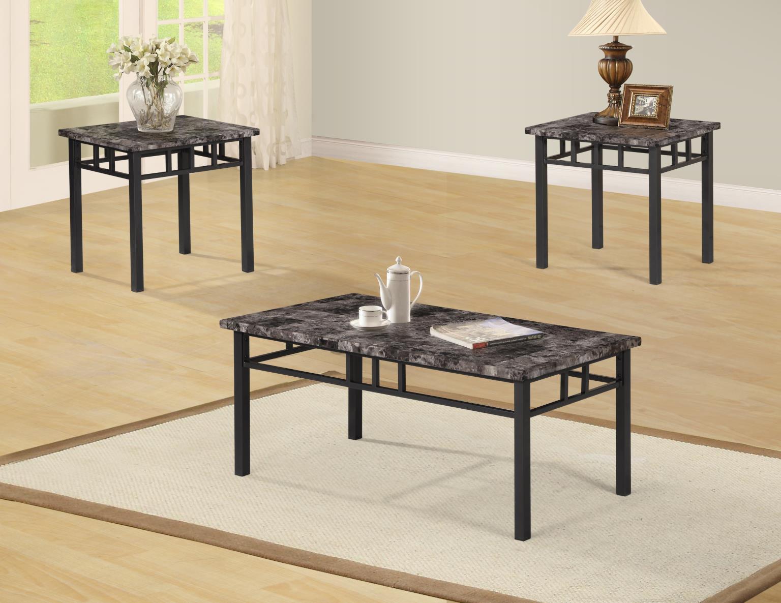 T761 - Table Set (Set of 3) - Gray - Stylish Home Furniture