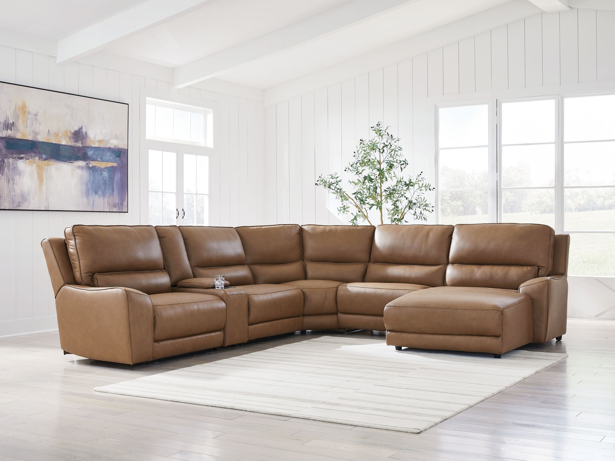 DeepWakes - Power Reclining Sectional - Stylish Home Furniture
