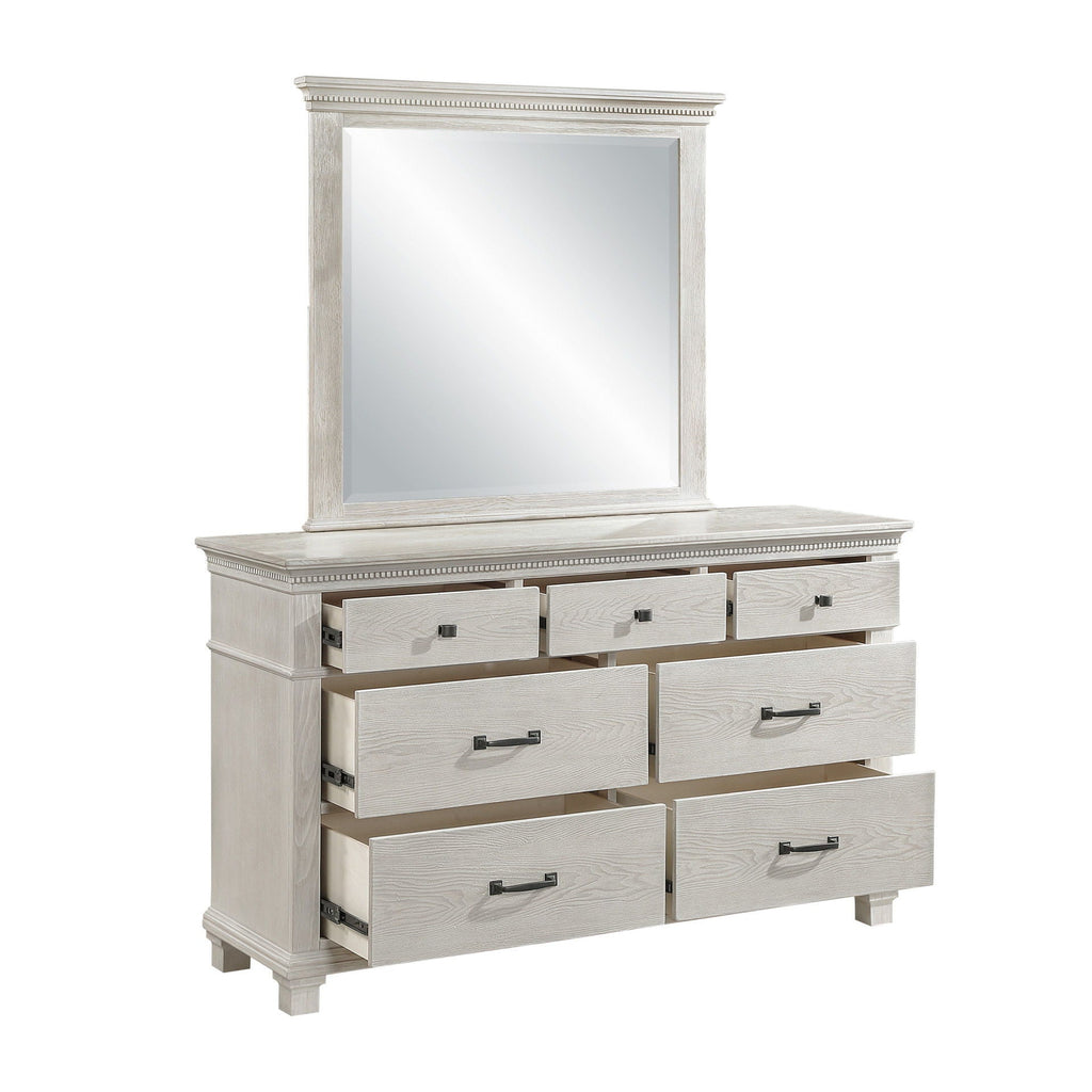 Silver Sands - Mirror - Gray - Stylish Home Furniture