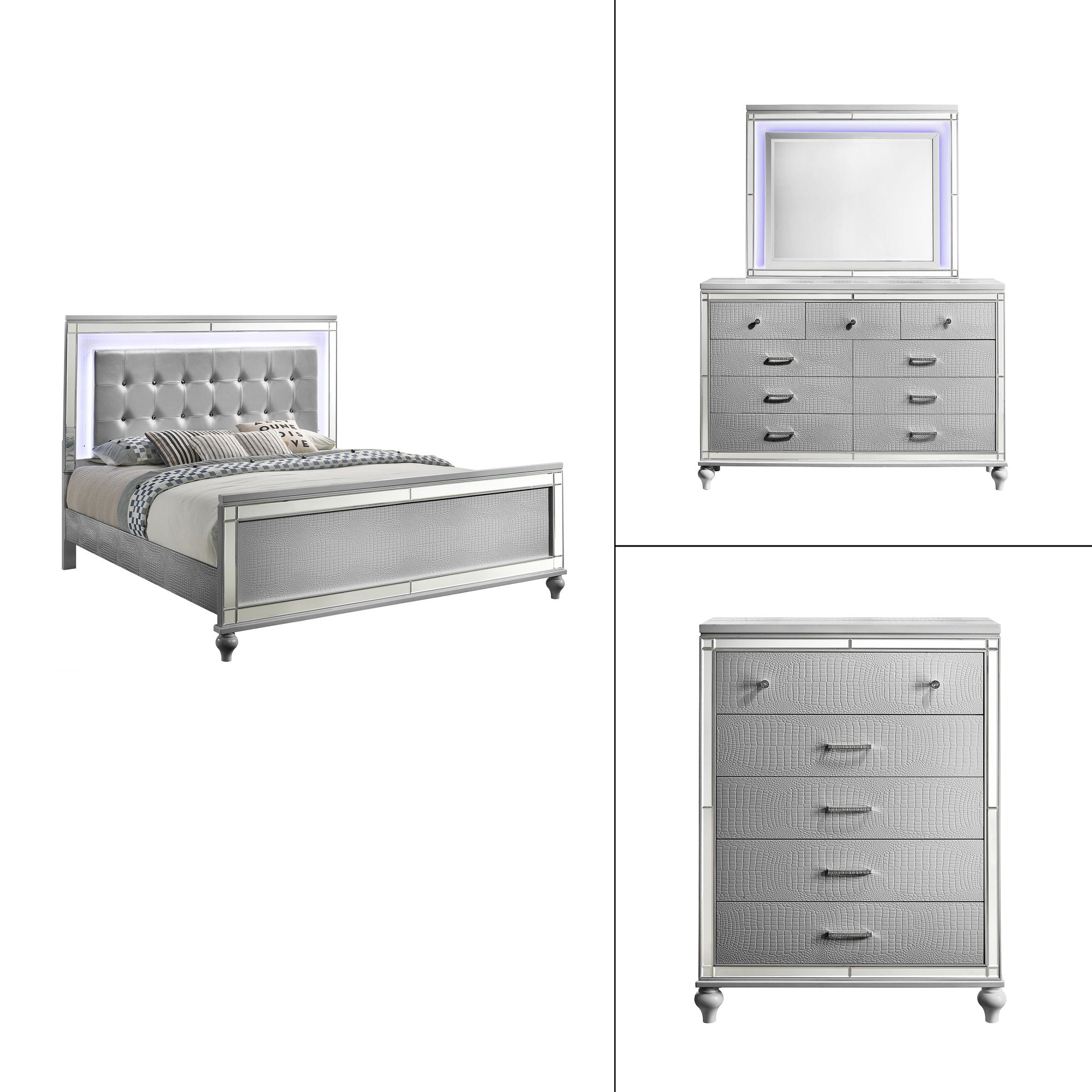 Valentino - Bedroom Set - Stylish Home Furniture