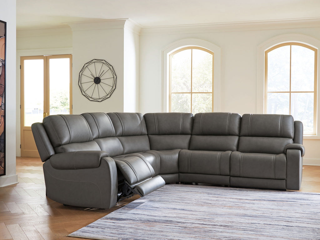 5Z - Pittson - Power Reclining Sectional - Stylish Home Furniture