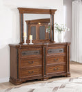 B020 - Wood Dresser - Brown - Stylish Home Furniture