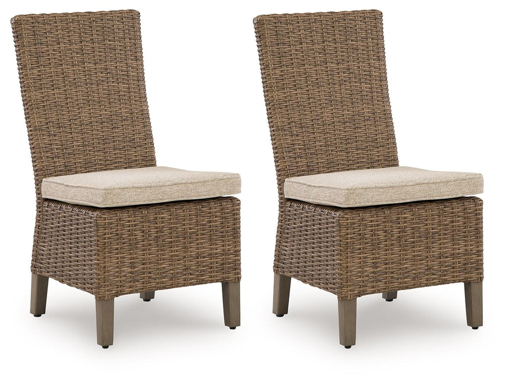 Laguna Heights - Side Chair With Cushion (Set of 2) - Beige - Stylish Home Furniture