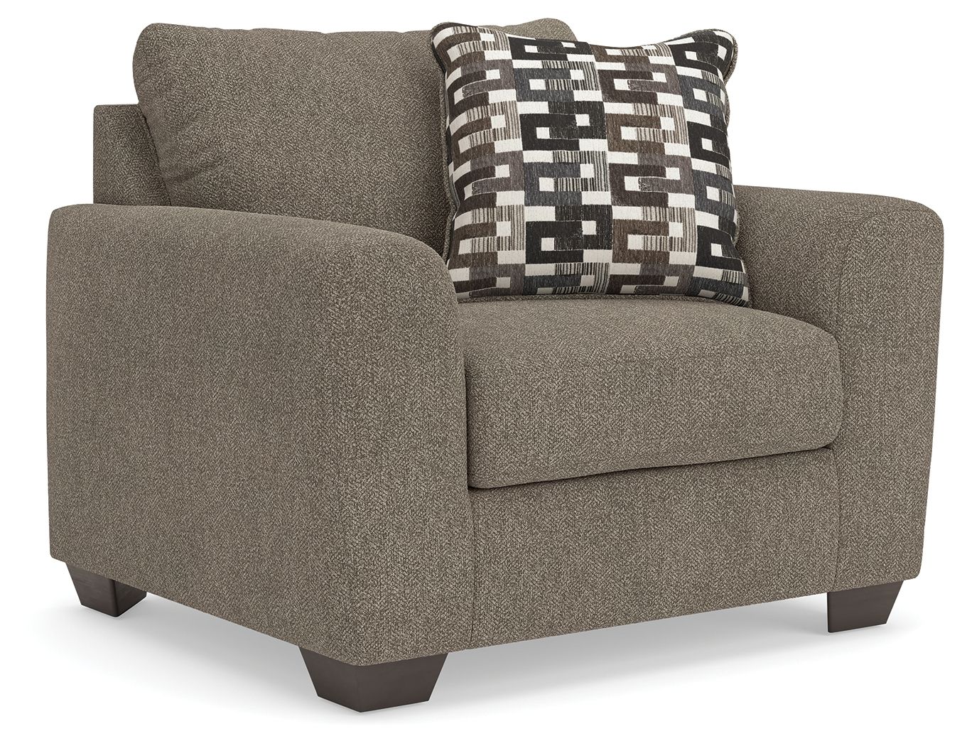 Triston-Peaks - Chair And A Half - Suede - Stylish Home Furniture