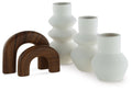 Carterworth - Accessory Set (Set of 5) - White / Brown - Stylish Home Furniture