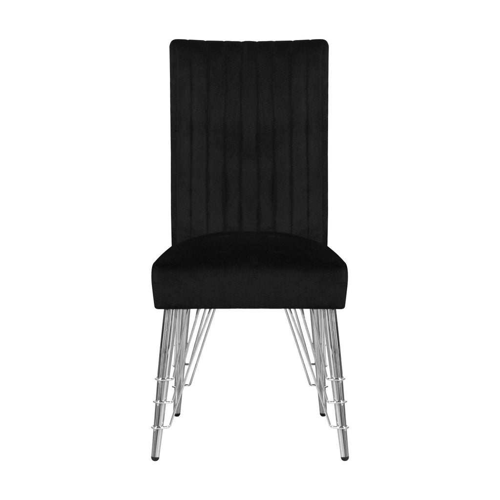 Ava - Dining Chair (Set of 2) - Black - Stylish Home Furniture