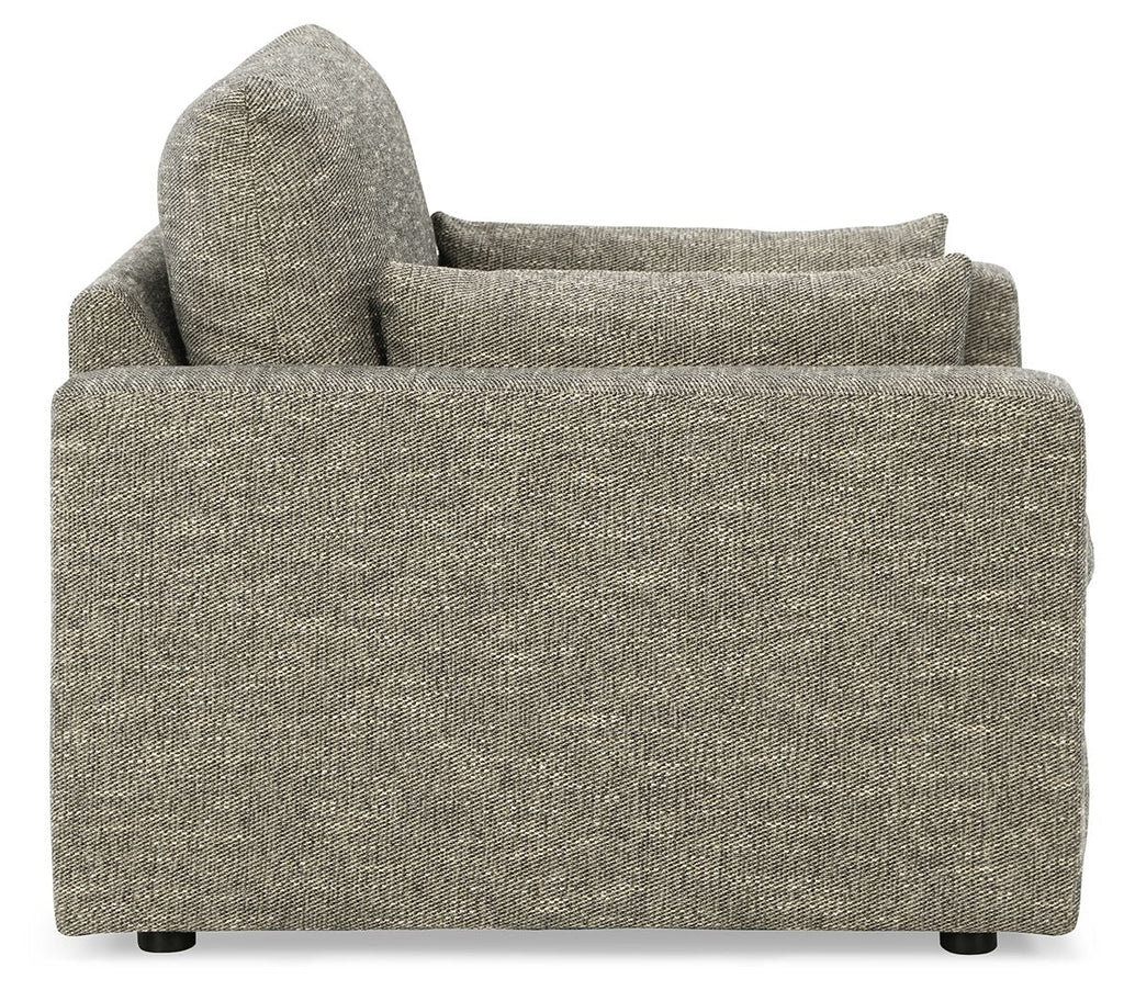 Dramatic - Chair and a Half - Granite - Stylish Home Furniture