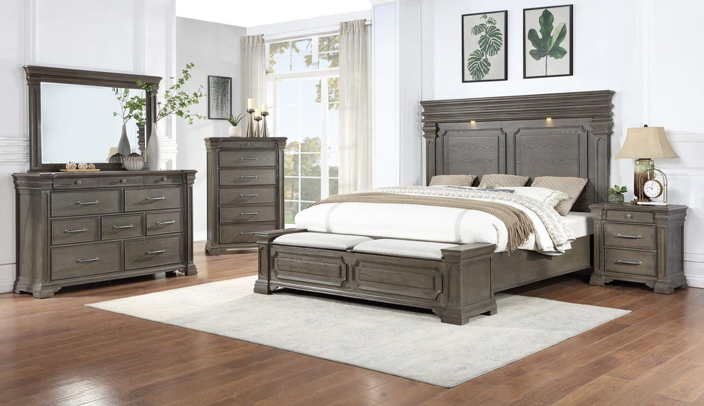 B067 - Dresser - Dark Gray - Stylish Home Furniture