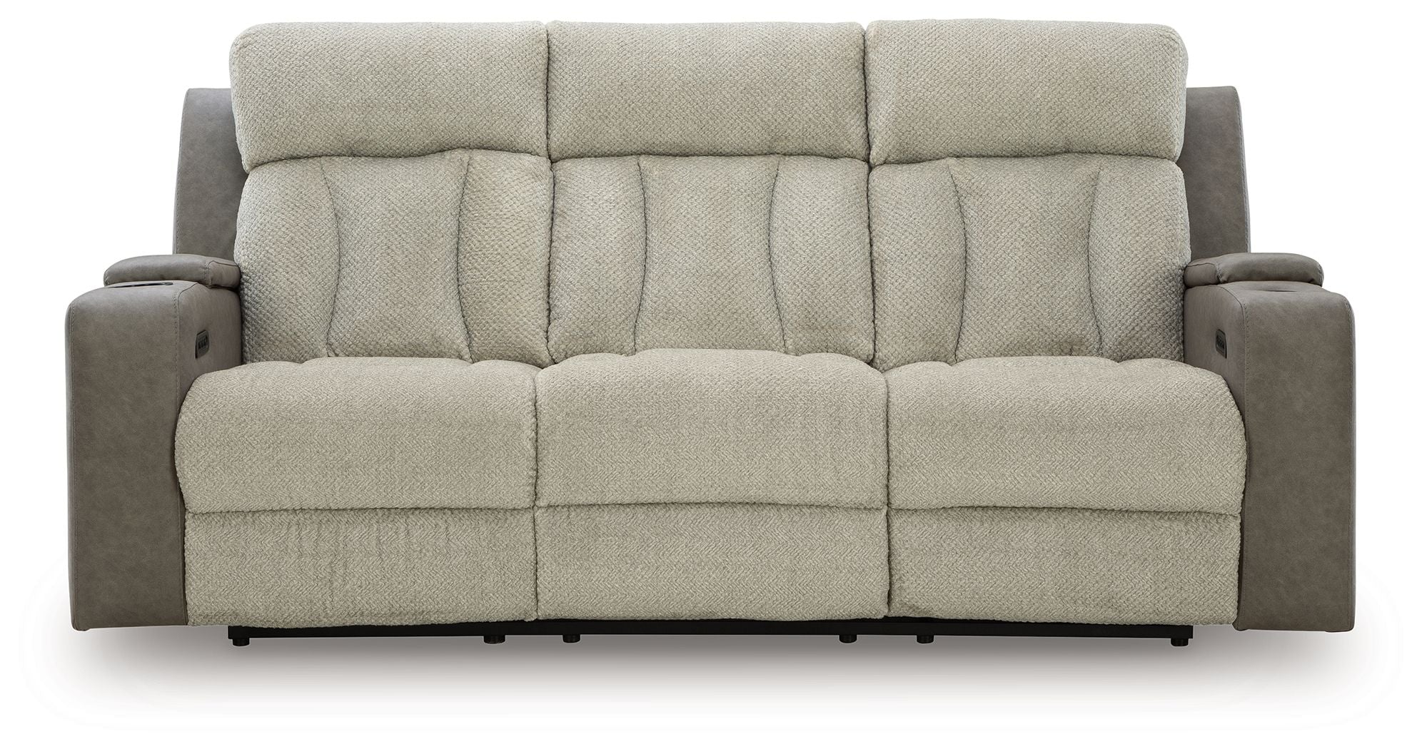 WhipLash - Power Reclining Sofa With Adj Headrest - Sisal - Stylish Home Furniture