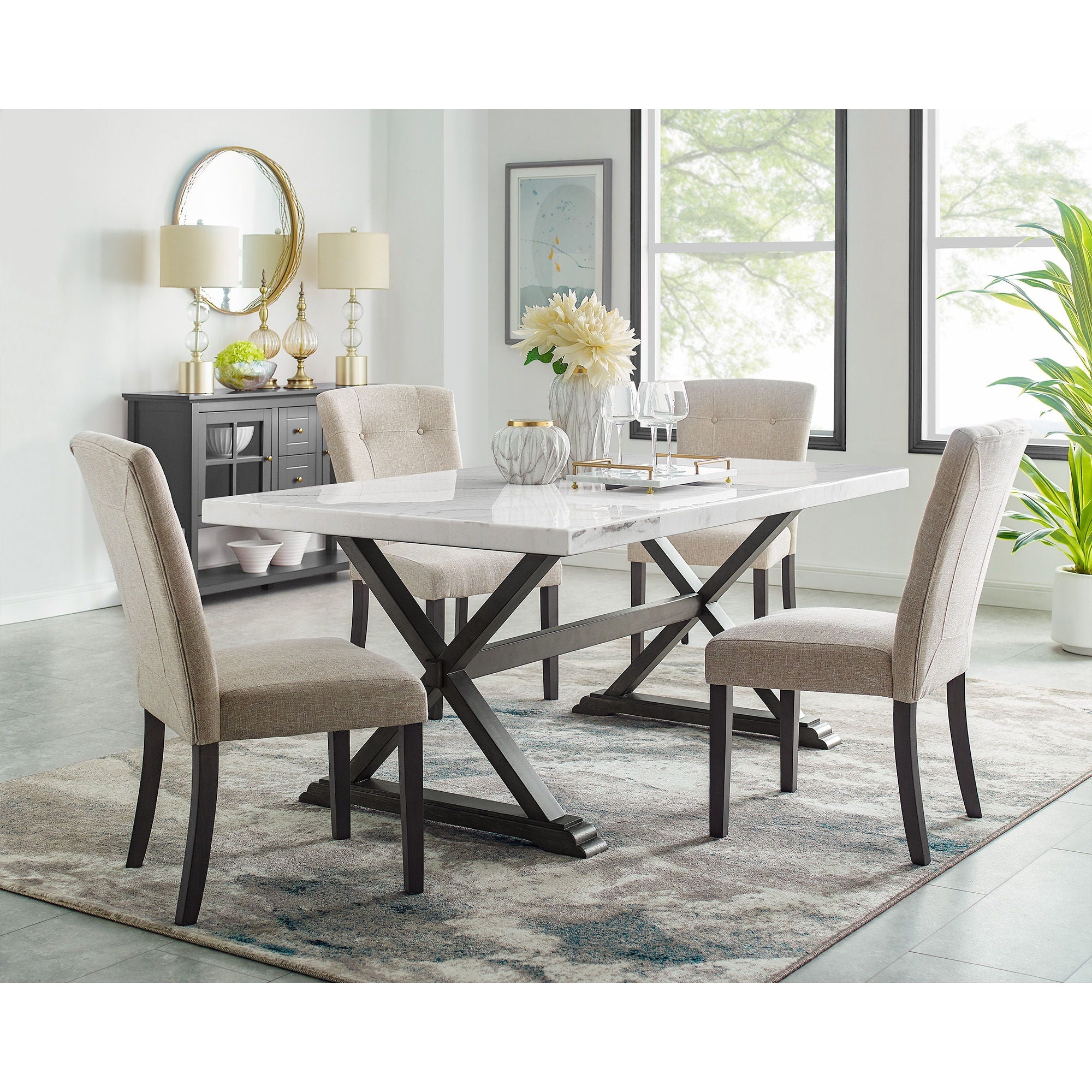 Lexi - Dining Table - White - Stylish Home Furniture