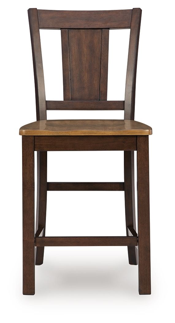 Rylandeen - Barstool (Set of 2) - Light Brown / Dark Brown - Stylish Home Furniture