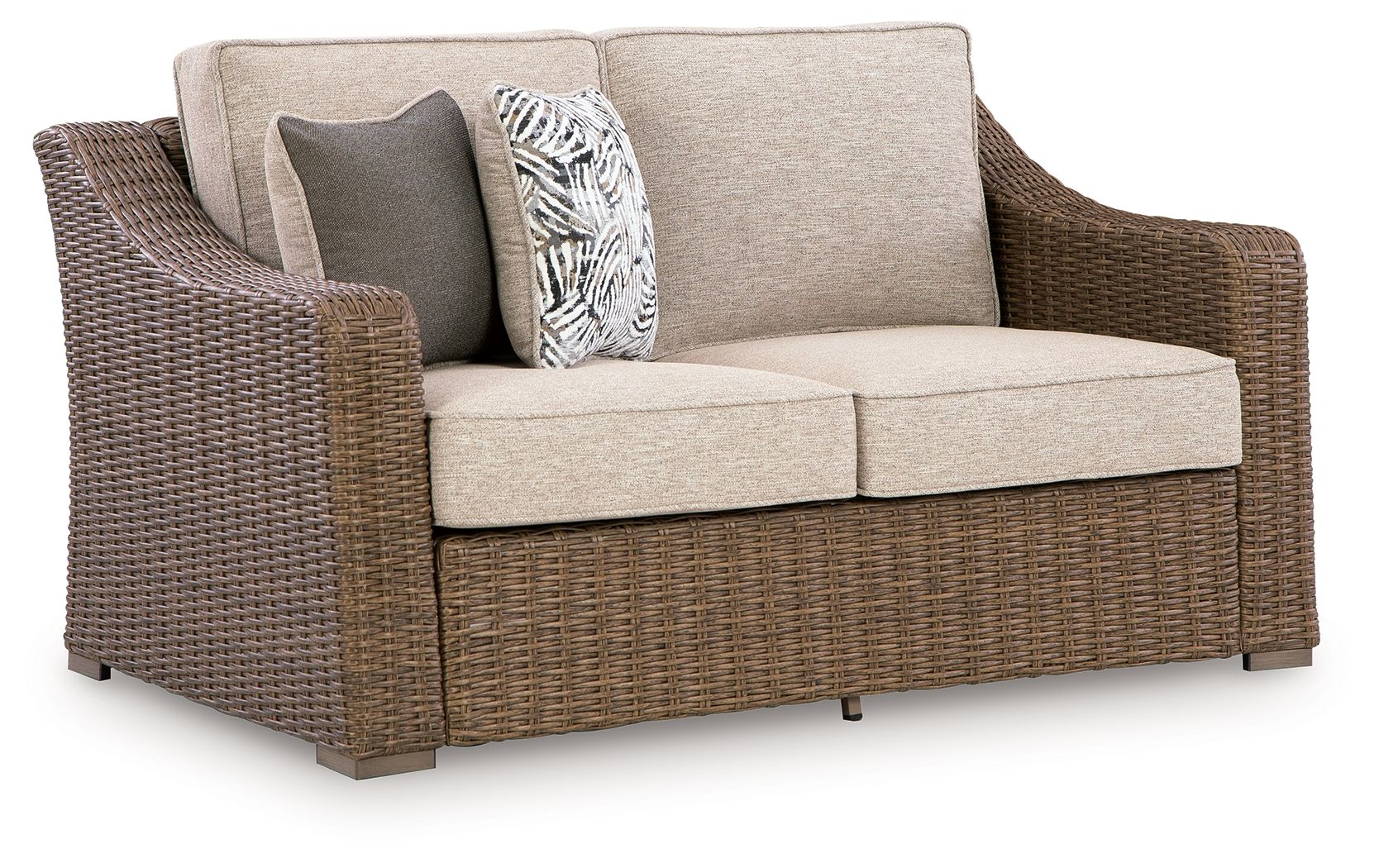 Laguna Heights - Loveseat With Cushion - Beige - Stylish Home Furniture
