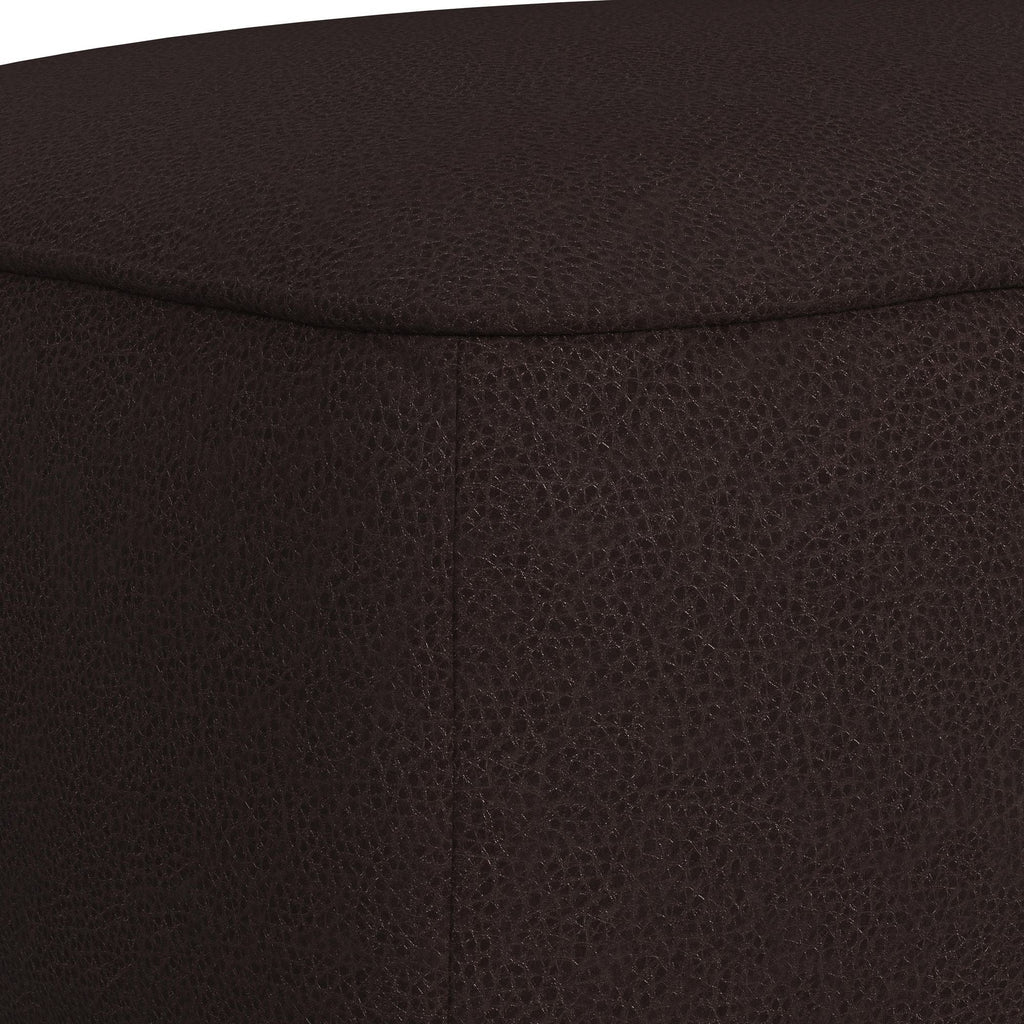 Destiny - Ottoman With Wood Base - Stylish Home Furniture